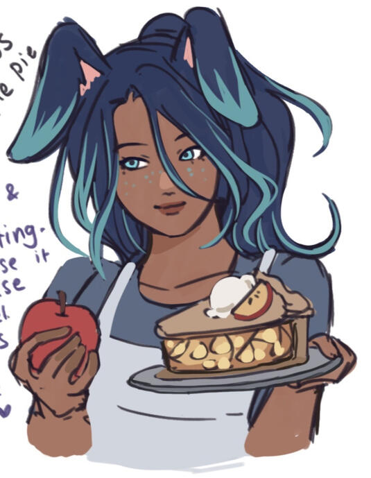 tisa art by @LolaLemonadeee